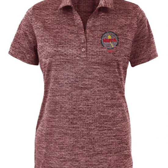 Lady Honeycomb Jacquard Polo