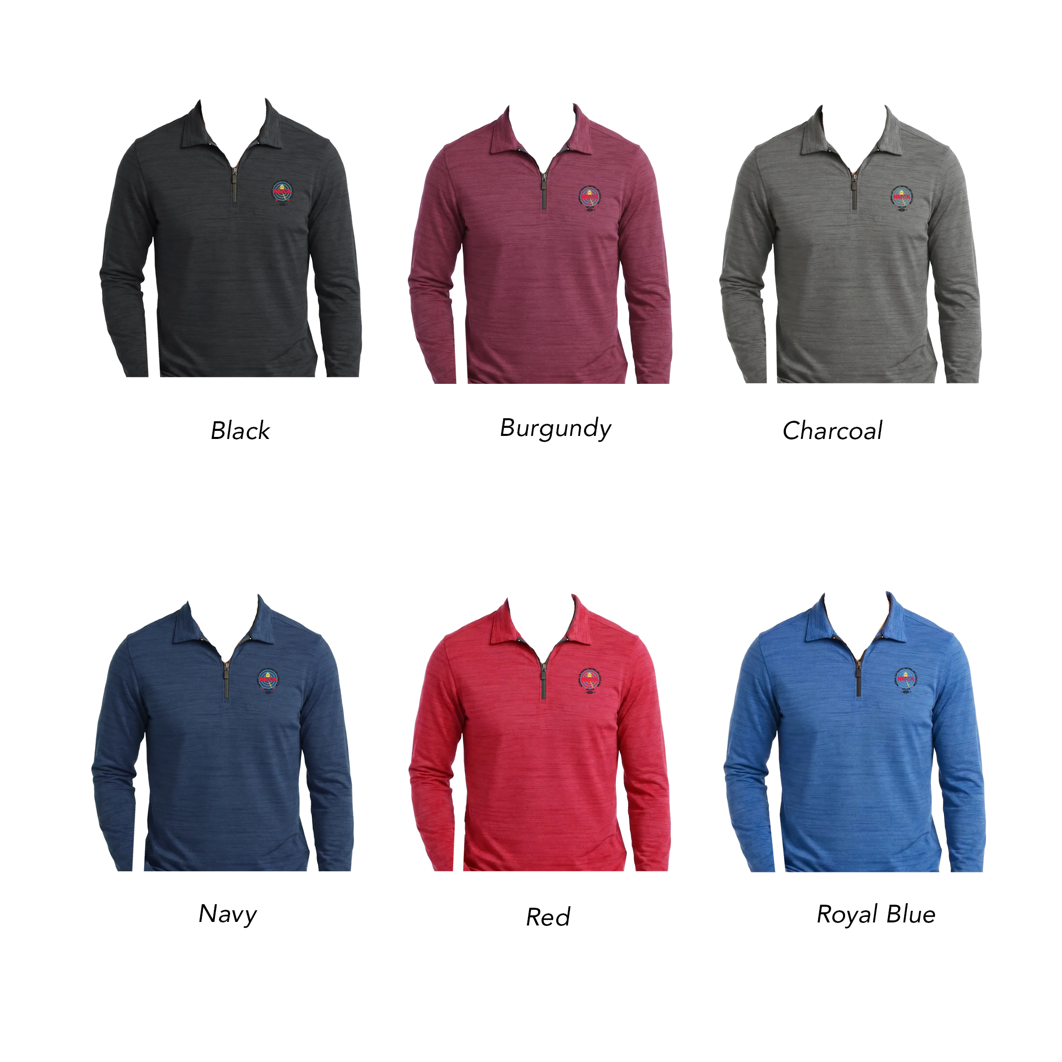 Long Sleeve Quarter Zip Polo - Image 2