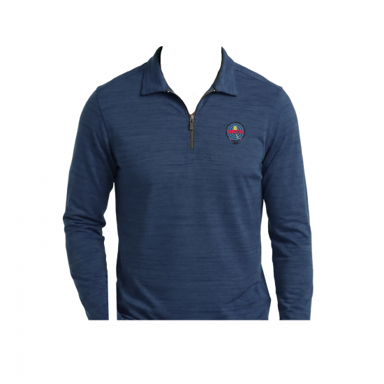 Long Sleeve Quarter Zip Polo