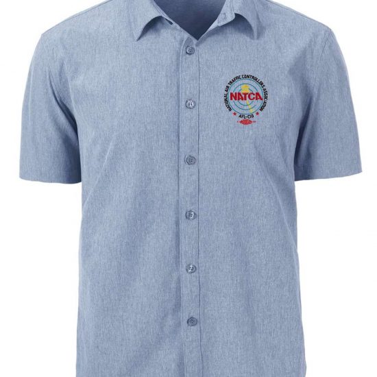 Chambray Short Sleeve Dress Shirt