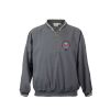 1/4 Zip Microfiber Windshirt with Pockets