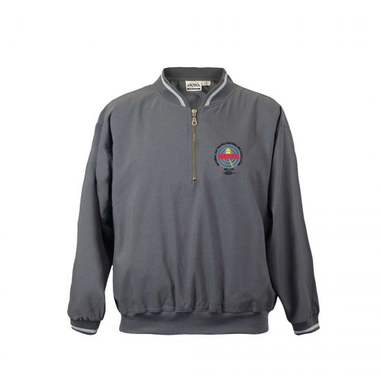 1/4 Zip Microfiber Windshirt with Pockets