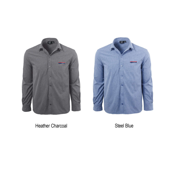 CFS Chambray Long Sleeve Dress Shirt - Image 2