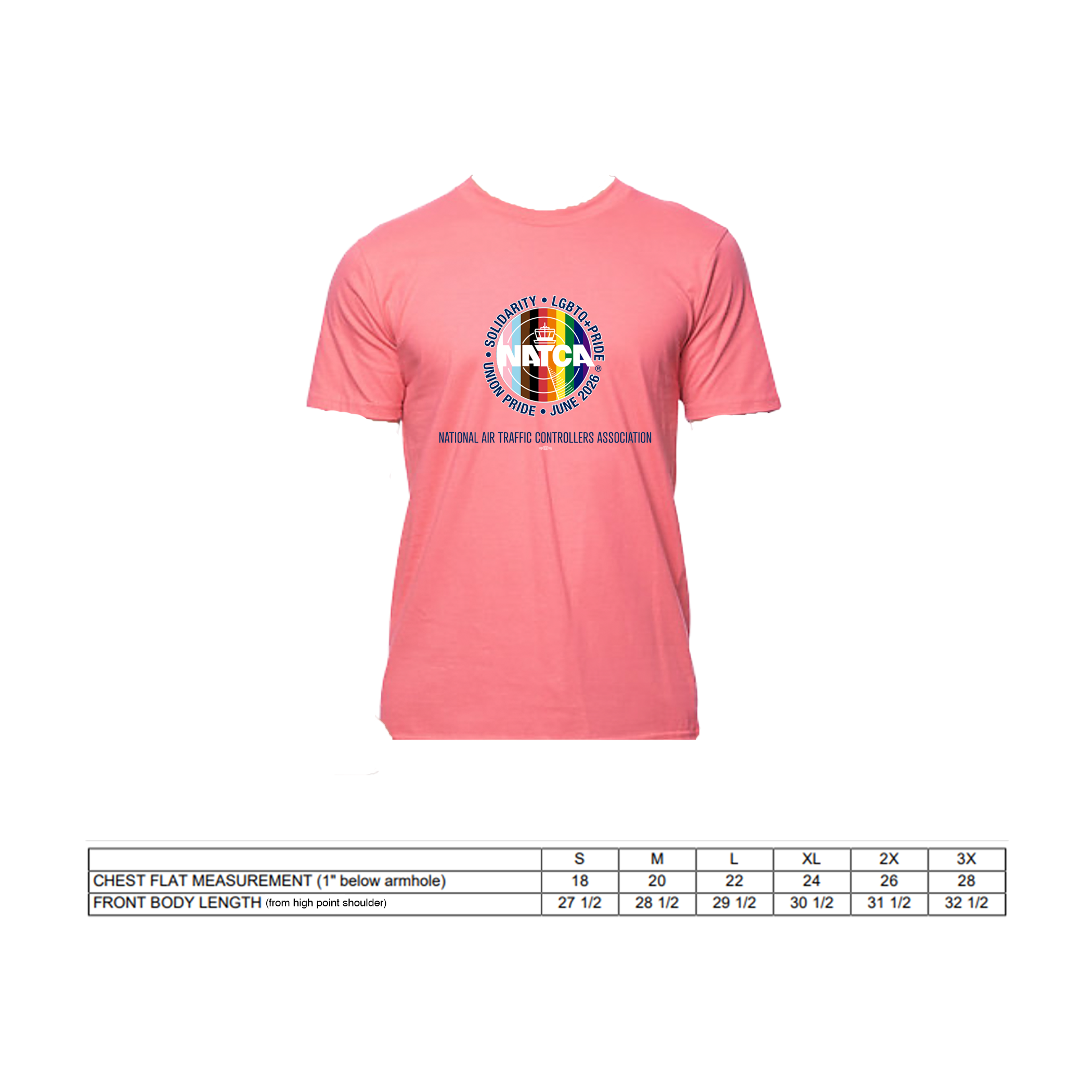 NATCA Pride 2026 T-Shirt - Image 2