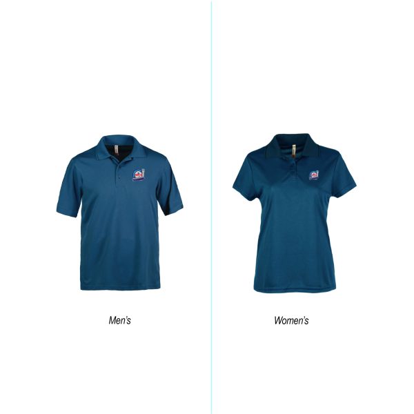 Oshkosh Navy Polo with Blimp Logo