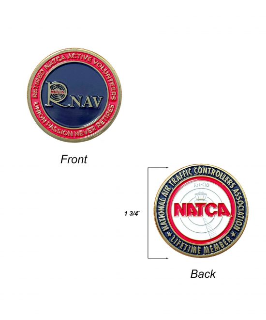 NATCA Lifetime Challenge Coin