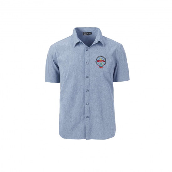 Chambray Short Sleeve Dress Shirt